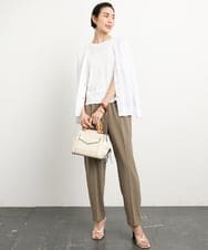 F6SGA18230 MICHEL KLEIN(小さいサイズ)(メゾン ドゥ サンク) [小さいサイズ]Vネックニットカーディガン(アンサンブル対応) ネイビー