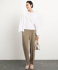 F6SGA18230 MICHEL KLEIN(小さいサイズ)(メゾン ドゥ サンク) [小さいサイズ]Vネックニットカーディガン(アンサンブル対応) ネイビー