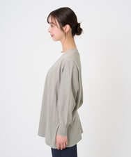 F6SGD10200 MICHEL KLEIN(小さいサイズ)(メゾン ドゥ サンク) [小さいサイズ]ドルマンスリーブ トッパーカーディガン カーキ