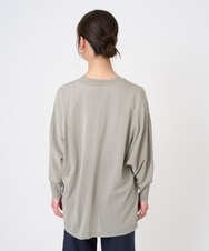 F6SGD10200 MICHEL KLEIN(小さいサイズ)(メゾン ドゥ サンク) [小さいサイズ]ドルマンスリーブ トッパーカーディガン カーキ