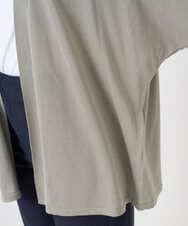 F6SGD10200 MICHEL KLEIN(小さいサイズ)(メゾン ドゥ サンク) [小さいサイズ]ドルマンスリーブ トッパーカーディガン カーキ