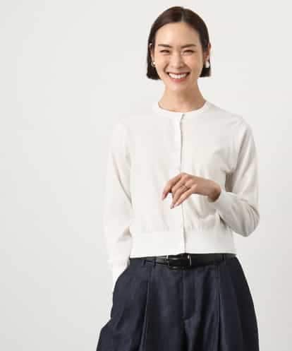 F6SGD24230 MICHEL KLEIN(小さいサイズ) [小さいサイズ][アンサンブル対応]シアーカーディガン