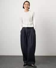 F6SGD24230 MICHEL KLEIN(小さいサイズ)(メゾン ドゥ サンク) [小さいサイズ][アンサンブル対応]シアーカーディガン アイボリー