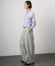 F6SGD24230 MICHEL KLEIN(小さいサイズ)(メゾン ドゥ サンク) [小さいサイズ][アンサンブル対応]シアーカーディガン アイボリー