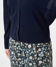 F6SGV32230 MICHEL KLEIN(小さいサイズ)(メゾン ドゥ サンク) [小さいサイズ]ドライタッチシアーカーディガン ライトブルー(53)