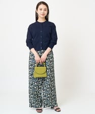 F6SGV32230 MICHEL KLEIN(小さいサイズ)(メゾン ドゥ サンク) [小さいサイズ]ドライタッチシアーカーディガン ライトブルー(53)