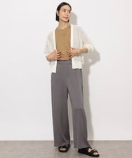 F6SHA01240 MICHEL KLEIN(小さいサイズ)(メゾン ドゥ サンク) [小さいサイズ]メッシュカーディガン(ホールガーメント) ネイビー