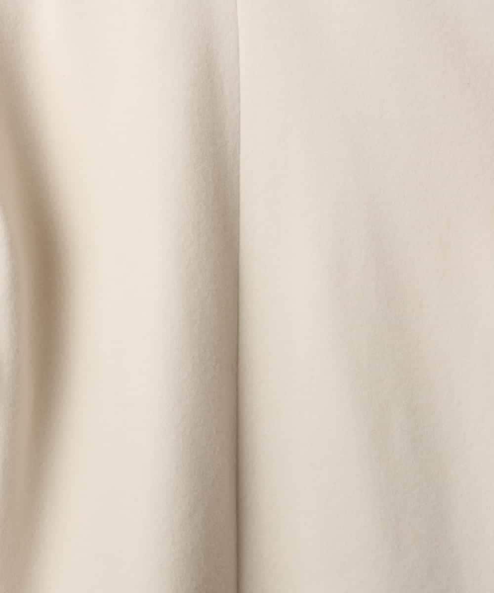 F6UAD01550 MICHEL KLEIN(小さいサイズ)(メゾン ドゥ サンク) [小さいサイズ]スーパー100’sウールステンカラーコート ブラック