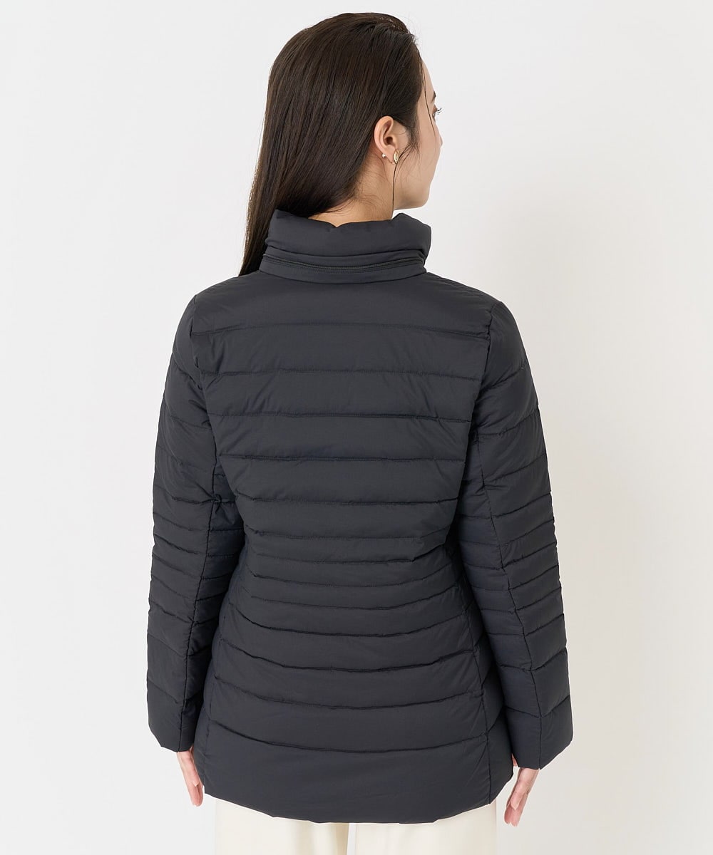 F6VAA40570 MICHEL KLEIN(小さいサイズ)(メゾン ドゥ サンク) [小さいサイズ]2WAYストレッチダウンジャケット(定番人気) モカ