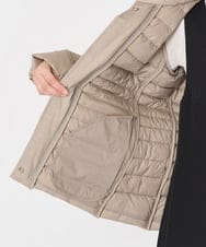 F6VAA40570 MICHEL KLEIN(小さいサイズ)(メゾン ドゥ サンク) [小さいサイズ]2WAYストレッチダウンジャケット(定番人気) モカ