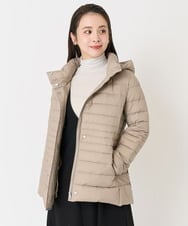 F6VAA40570 MICHEL KLEIN(小さいサイズ)(メゾン ドゥ サンク) [小さいサイズ]2WAYストレッチダウンジャケット(定番人気) モカ