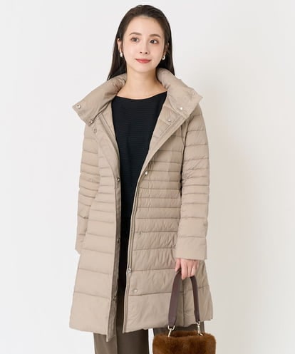 F6VAA41610 MICHEL KLEIN(小さいサイズ) [小さいサイズ]2WAYストレッチダウンミドルコート(定番人気)