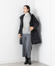 F6VAA41610 MICHEL KLEIN(小さいサイズ)(メゾン ドゥ サンク) [小さいサイズ]2WAYストレッチダウンミドルコート(定番人気) モカ