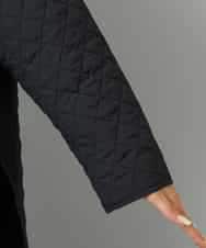 F6VAD05480 MICHEL KLEIN(小さいサイズ)(メゾン ドゥ サンク) [小さいサイズ]オーバーサイズフードキルティングコート ブラック