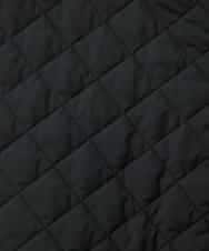 F6VAD05480 MICHEL KLEIN(小さいサイズ)(メゾン ドゥ サンク) [小さいサイズ]オーバーサイズフードキルティングコート ブラック