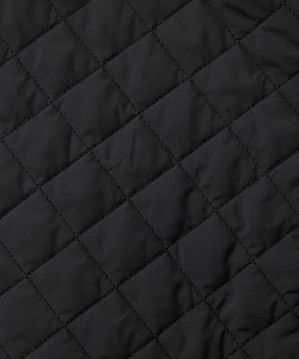 F6VAD05480 MICHEL KLEIN(小さいサイズ)(メゾン ドゥ サンク) [小さいサイズ]オーバーサイズフードキルティングコート ブラック