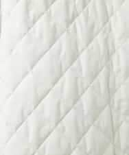 F6VAD05480 MICHEL KLEIN(小さいサイズ)(メゾン ドゥ サンク) [小さいサイズ]オーバーサイズフードキルティングコート ブラック