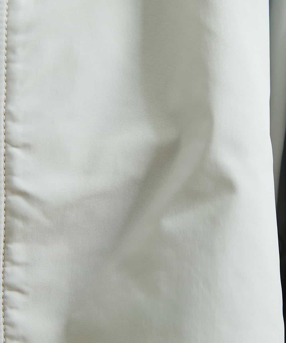 F6VAV10540 MICHEL KLEIN(小さいサイズ)(メゾン ドゥ サンク) [小さいサイズ]ストレッチツイル中綿ショートブルゾン(撥水/2WAY) ブラック(94)
