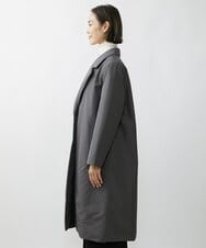 F6VAV46540 MICHEL KLEIN(小さいサイズ)(メゾン ドゥ サンク) [小さいサイズ]中綿裏地チェスターコート/撥水素材 ダークグレー(93)