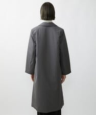 F6VAV46540 MICHEL KLEIN(小さいサイズ)(メゾン ドゥ サンク) [小さいサイズ]中綿裏地チェスターコート/撥水素材 ダークグレー(93)