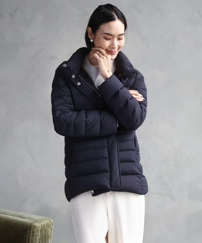 F6VBD40570 MICHEL KLEIN(小さいサイズ) [小さいサイズ][定番人気]2WAYストレッチダウンジャケット