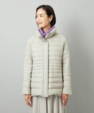 F6VBD40570 MICHEL KLEIN(小さいサイズ)(メゾン ドゥ サンク) [小さいサイズ][定番人気]2WAYストレッチダウンジャケット ライトグレー