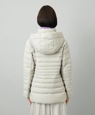 F6VBD40570 MICHEL KLEIN(小さいサイズ)(メゾン ドゥ サンク) [小さいサイズ][定番人気]2WAYストレッチダウンジャケット ライトグレー