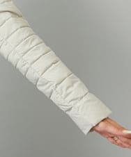 F6VBD40570 MICHEL KLEIN(小さいサイズ)(メゾン ドゥ サンク) [小さいサイズ][定番人気]2WAYストレッチダウンジャケット ライトグレー