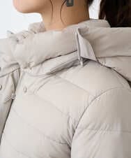 F6VBD40570 MICHEL KLEIN(小さいサイズ)(メゾン ドゥ サンク) [小さいサイズ][定番人気]2WAYストレッチダウンジャケット ライトグレー