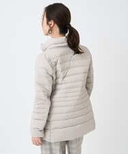 F6VBD40570 MICHEL KLEIN(小さいサイズ)(メゾン ドゥ サンク) [小さいサイズ][定番人気]2WAYストレッチダウンジャケット ライトグレー