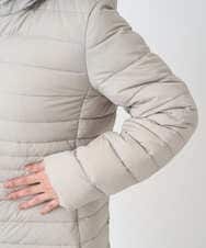 F6VBD40570 MICHEL KLEIN(小さいサイズ)(メゾン ドゥ サンク) [小さいサイズ][定番人気]2WAYストレッチダウンジャケット ライトグレー