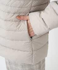 F6VBD40570 MICHEL KLEIN(小さいサイズ)(メゾン ドゥ サンク) [小さいサイズ][定番人気]2WAYストレッチダウンジャケット ライトグレー