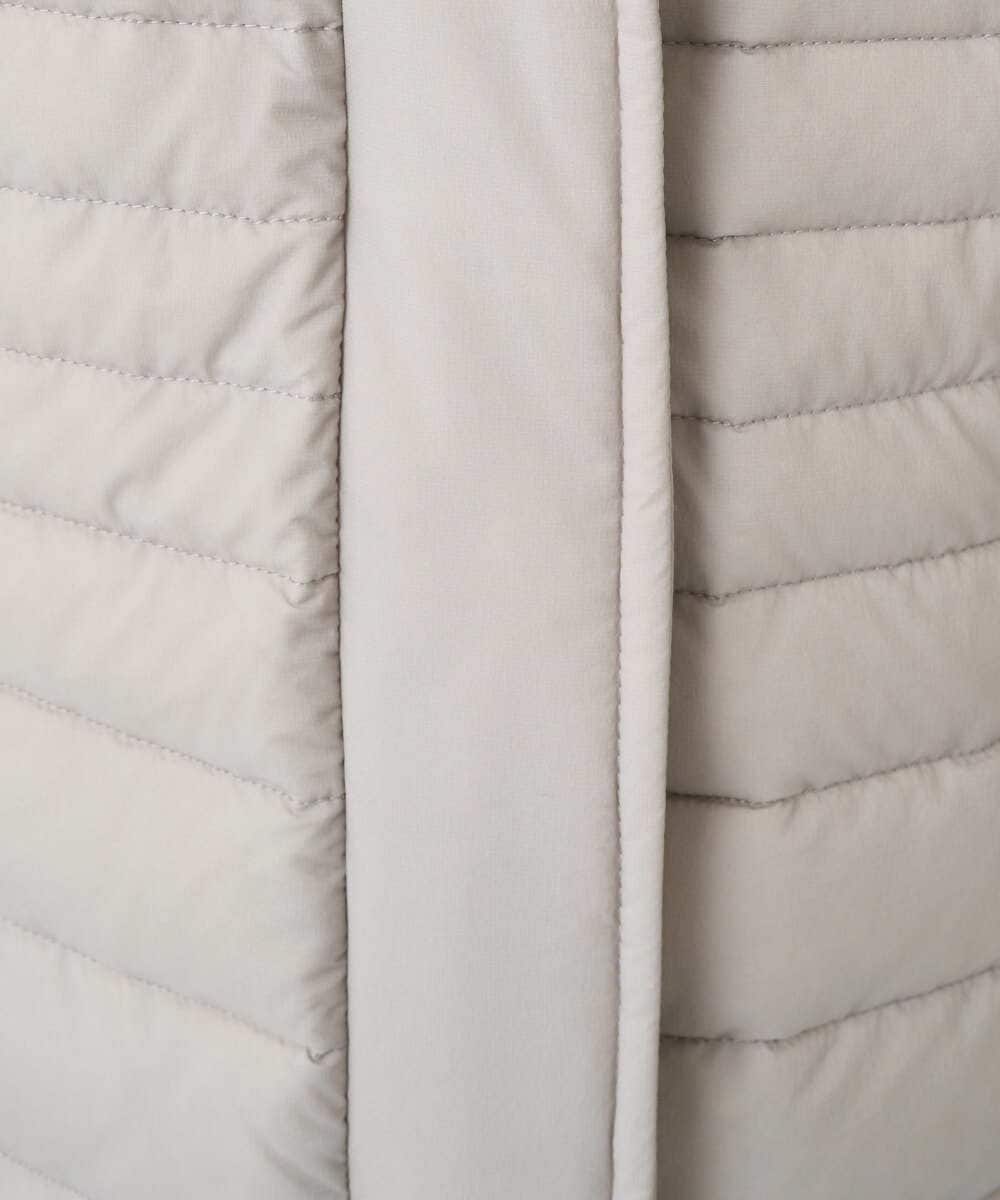 F6VBD40570 MICHEL KLEIN(小さいサイズ)(メゾン ドゥ サンク) [小さいサイズ][定番人気]2WAYストレッチダウンジャケット ライトグレー