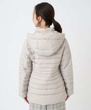 F6VBD40570 MICHEL KLEIN(小さいサイズ)(メゾン ドゥ サンク) [小さいサイズ][定番人気]2WAYストレッチダウンジャケット ライトグレー