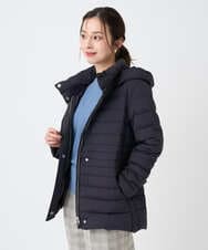 F6VBD40570 MICHEL KLEIN(小さいサイズ)(メゾン ドゥ サンク) [小さいサイズ][定番人気]2WAYストレッチダウンジャケット ライトグレー