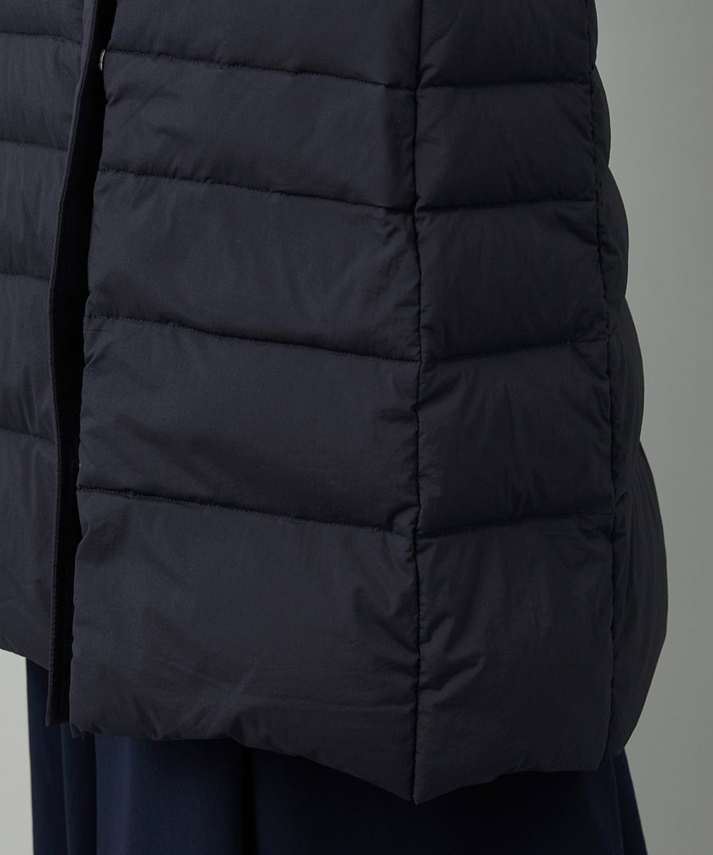 F6VBD41610 MICHEL KLEIN(小さいサイズ)(メゾン ドゥ サンク) [小さいサイズ][定番人気]2WAYストレッチダウンミドルコート ネイビー