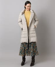 F6VBD41610 MICHEL KLEIN(小さいサイズ)(メゾン ドゥ サンク) [小さいサイズ][定番人気]2WAYストレッチダウンミドルコート ネイビー