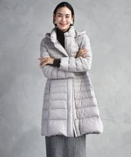 F6VBD41610 MICHEL KLEIN(小さいサイズ)(メゾン ドゥ サンク) [小さいサイズ][定番人気]2WAYストレッチダウンミドルコート ネイビー