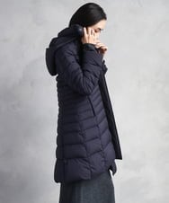 F6VBD41610 MICHEL KLEIN(小さいサイズ)(メゾン ドゥ サンク) [小さいサイズ][定番人気]2WAYストレッチダウンミドルコート ネイビー