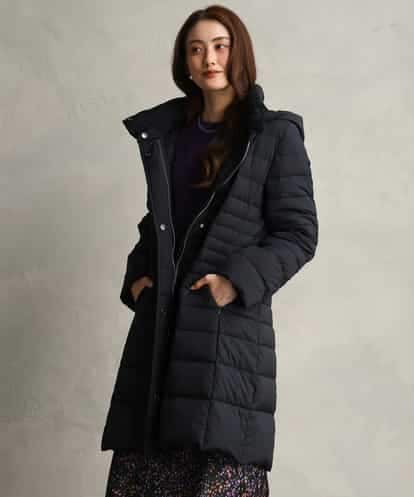F6VBG41610 MICHEL KLEIN(小さいサイズ) [小さいサイズ][定番人気]ストレッチロングダウンコート
