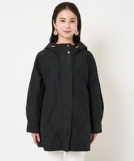 F6VDA03450 MICHEL KLEIN(小さいサイズ)(メゾン ドゥ サンク) [小さいサイズ]フード付きオーバーサイズコート アイボリー