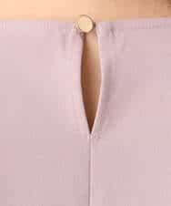 FIBFD01060 OFUON le MK(オフオン　ル　エムケー) タックデザインジョーゼットブラウス(長袖)/UVカット/接触冷感/洗える ピンク