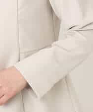 FIBFD03080 OFUON le MK(オフオン　ル　エムケー) ダブルクロス ペプラムブラウス/洗える/WEB限定サイズあり ベージュ