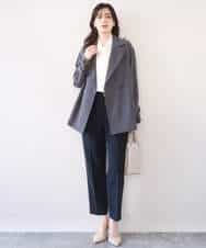 FIBFD07070 OFUON le MK(オフオン　ル　エムケー) スムースジョーゼットボウブラウス/洗える/WEB限定サイズあり ミント