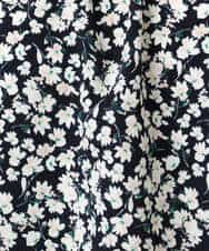 FIBGD13080 OFUON le MK(オフオン　ル　エムケー) レトロフラワープリント フリルネックブラウス/洗える/WEB限定サイズあり ベージュ