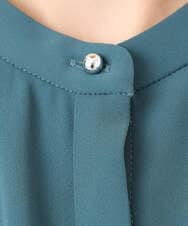 FIBGD17070 OFUON le MK(オフオン　ル　エムケー) ドルマンスリーブジョーゼットブラウス/UVカット/接触冷感/洗濯機で洗える/WEB限定サイズあり ブルーグリーン