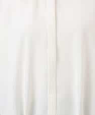 FIBGD17070 OFUON le MK(オフオン　ル　エムケー) ドルマンスリーブジョーゼットブラウス/UVカット/接触冷感/洗濯機で洗える/WEB限定サイズあり ブルーグリーン