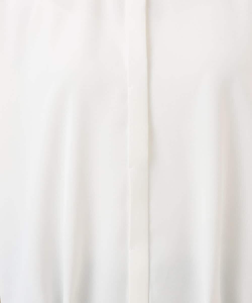 FIBGD17070 OFUON le MK(オフオン　ル　エムケー) ドルマンスリーブジョーゼットブラウス/UVカット/接触冷感/洗濯機で洗える/WEB限定サイズあり ブルーグリーン