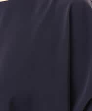 FIBGD22080 OFUON le MK(オフオン　ル　エムケー) ストレッチパール調タックブラウス/UVカット/接触冷感/洗濯機で洗える/WEB限定サイズあり ライトブルー