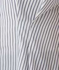 FIBGD24080 OFUON le MK(オフオン　ル　エムケー) ストライプローンブラウス/接触冷感/通気性/透湿性/WEB限定サイズあり ベージュ